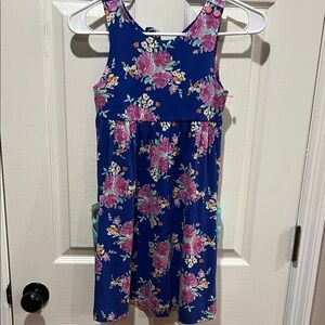 Girls Matilda Jane Dress Size 8 like new Floral Blue Kids Dress